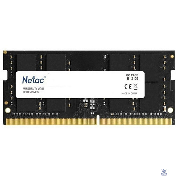 Netac DDR4 SODIMM 16Gb  PC21300 2666MHz CL19 1.2V RTL (NTBSD4N26SP-16)