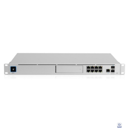 UBIQUITI UDM-Pro Маршрутизатор, UniFi Dream Machine Pro, 1*10G SFP+, 8*1GbE RJ45 LAN ports, 1*10G SFP+, 1* 1GbE RJ45 WAN ports, 3.5" NVR HDD Слот