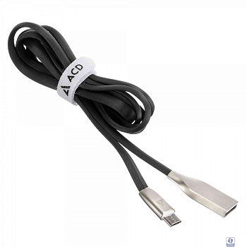 Кабели USB ACD USB кабель ACD-Infinity MicroUSB ; USB-A TPE, 1.2м, черный (ACD-U922-M1B)