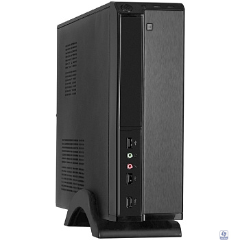 Exegate EX268688RUS Корпус MiniITX Exegate MI-207 Black, miniITX/mATX, <M300, 80mm>, 2*USB, Audio