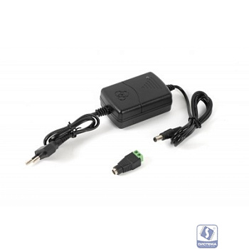 БАСТИОН Mollusk-VR 12/1 источник питания 12В, 1А. Сетевой диапазон 110-245В провод с вилкой (8833)