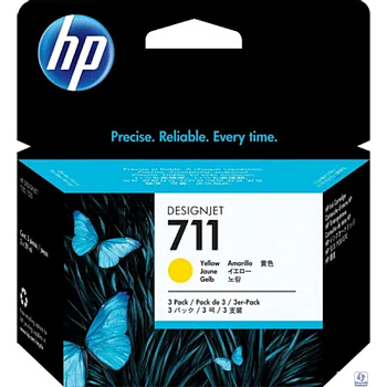 HP CZ136A Картридж №711, Yellow 