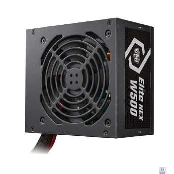 Блок питания CoolerMaster Elite NEX W500 230V Active PFC КПД > 85% 200-240V. Надежный выбор для обычного пользователя ПК. Входящий в комплект 120-мм тихий вентилятор, MPW-5001-ACBW-BEU