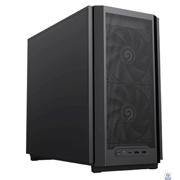 GameMax Корпус F36 Dark без БП (Midi Tower, ATX, Графит, 1*USB Type-C, 3*120мм)