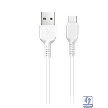 HOCO HC-61199 X13/ USB кабель Type-C/ 1m/ 2A/ White