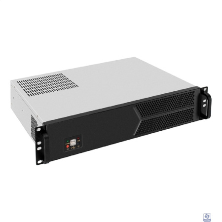 Exegate EX298440RUS Серверный корпус ExeGate Pro 2U330-03 <RM 19", высота 2U, глубина 330, БП 1100PPH-SE, 2*USB>