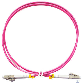 Cabeus FOP-50-OM4-LC-LC-0,5m Шнур оптический duplex LC-LC 50/125 mm OM4 0,5м LSZH