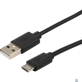 Rexant (18-1164-2) Кабель USB-A – micro USB, 1А, 1,8м, ПВХ, черный