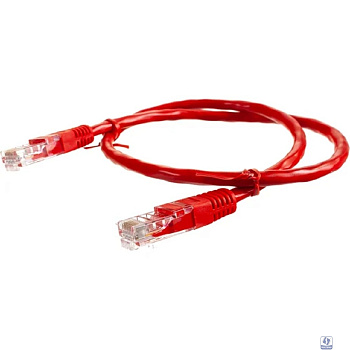 Cablexpert Патч-корд UTP  PP6U-0.5M/R кат.6, 0.5м, литой, многожильный (красный)