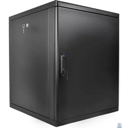ЦМО Шкаф телекоммуникационный настенный разборный 15U (600 x 520) съемные стенки, дверь металл, цвет черный (ШРН-М-15.500.1-9005)