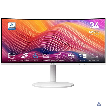 MSI Modern 34" MD342CQPW белый  [9S6-3PC59H-021]
