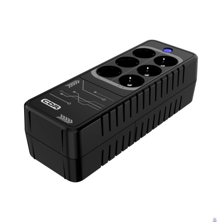 ИБП CBR LIGHT LGT-650 [650VA/360W 6 x EURO, 3 c фильтрацией + 3 с резервированием, Breaker] (LGT-650H-6F-LDB)