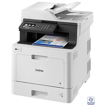 Brother DCP-L8410CDW МФУ, A4, цветной лазерный,  31стр/мин, 512Мб, дуплекс, ADF50, GigaLAN, WiFi, USB (старт.картриджи 3000/1800стр)(DCPL8410CDWR1)