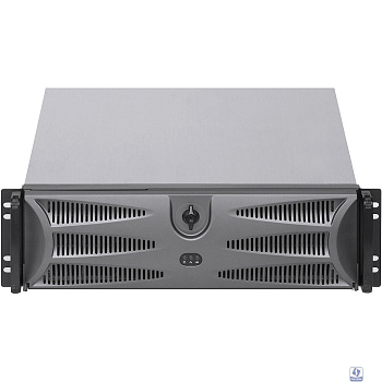 Procase EB350D-B-0 Корпус 3U Rack server case, дверца, черный,  без блока питания , глубина 500мм, MB 12"x9.6"