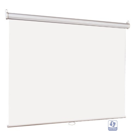 Lumien Eco Picture [LEP-100124] Настенный экран  178х280см (рабочая область 170х272 см) Matte White прямоуголный корпус, возможность потолочн./настенного крепления, уровень в комплекте, 16:10         
