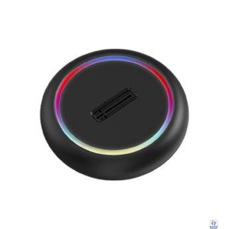 ORIENT UHD-524LED, USB 3.2 Gen2 (USB 3.1) док-станция для SSD M.2 M-key NVMe (JMS581DL, поддержка UASP,TRIM), скорость до 10 GB/s, два кабеля подключения USB Type-A + Type-C, подсветка корпуса (33405)