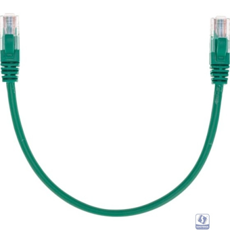 Rexant (02-0106-03) Патч-корд U/UTP, CAT 5e, RJ45-RJ45, 26AWG, LSZH, зеленый, 0,3м