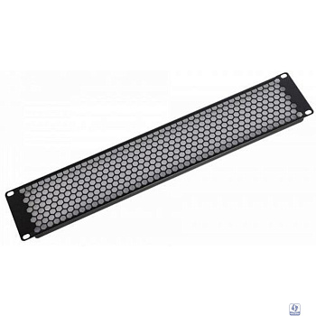 ЦМО Фальшпанель в шкаф 19" 3U перфорированная, цвет черный(ФП-3.4-9005)