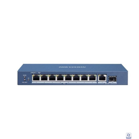 HIKVISION DS-3E0510P-E/M 8 RJ45 1000M PoE с грозозащитой 6кВ