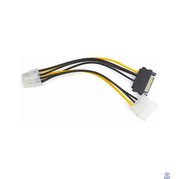 Cablexpert Разветвитель питания Molex+SATA->PCI-Express 8pin, для подключения в/к PCI-Е (8pin) к б/п ATX (CC-PSU-82)