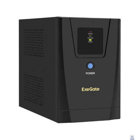 Exegate EP285488RUS ИБП ExeGate SpecialPro UNB-1200.LED.AVR.8C13.USB <1200VA/750W, LED, AVR, 8*C13, USB, металлический корпус, Black>