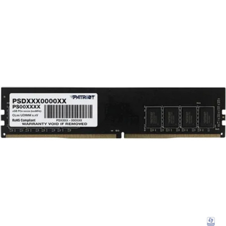 Patriot DDR4 8GB 3200MHz PSD48G32002 Signature RTL PC4-25600 CL22 DIMM 288-pin 1.2В single rank Ret