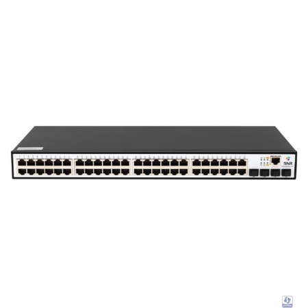 SNR SNR-S2985G-48T-RPS Управляемый гигабитный коммутатор уровня 2, 48 портов 10/100/1000Base-T, 4 порта 100/1000Base-X (SFP), встроенный БП ~220V AC, RPS 12V DC