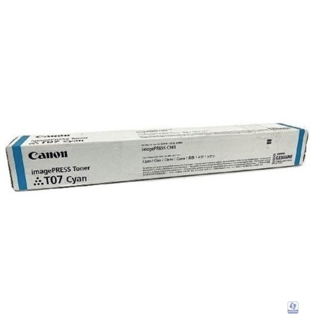 Canon T07 3642C001 || Ресурс: 63700 страниц, цвет: голубой, тип: лазерный, совместим с: Canon imagePress C165, 3642C001