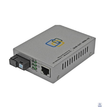 SNR SNR-CVT-100B-V3 Медиаконвертер для преобразования 10/100Base-T в 100Base-FX, Tx/Rx: 1550/1310, расстояние до 20 км.
