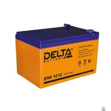 Delta DTM 1212  (12 А\ч, 12В) свинцово- кислотный аккумулятор  