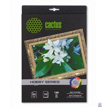 CACTUS CS-DA419010 Фотобумага для струйной печати, A4, 190г/м2, 10 листов