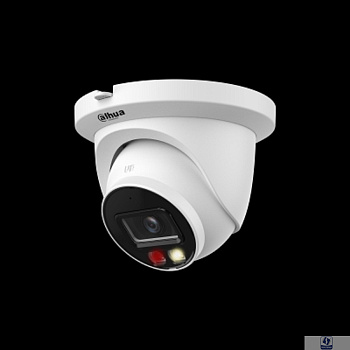 DAHUA DH-IPC-HDW2249TMP-S-IL-0280B Уличная купольная IP-видеокамера 2Мп; 1/2.8” CMOS; объектив 2.8мм; видеоаналитика ИК 30м, LED 30м; IP67; металл