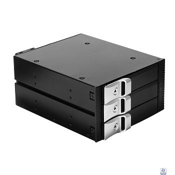 Exegate EX264639RUS Корзина для HDD Exegate HS335-01 (универсальная, на 3*3,5" SATA/SAS HDD, занимает 2*5,25" отсека)