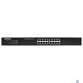 NEOMAX неуправляемый коммутатор NMS-116P-1000-SR, 16 портов 1000 Mbps, металл Rack