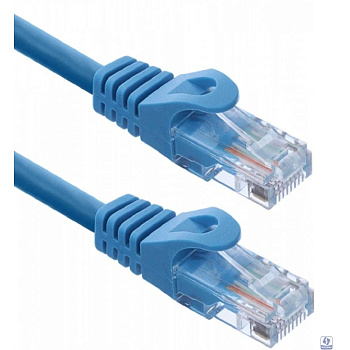 Кабель ACD Патч-корд ACD-LPU5E-5DL |ACD-LPU5E-5DL| Cat5e UTP 24AWG 4Pair, 7/0.18мм CCA Синий, 0.5м, (741395)