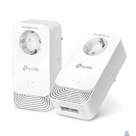 TP-Link PG2400P KIT G.hn2400 Комплект гигабитных Powerline-адаптеров со встроенной розеткой