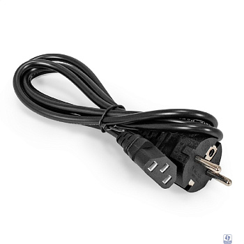 Exegate EP280643RUS Кабель питания ExeGate Power PC-1,5P (Евровилка Schuko->С13) VDE-250V-3*0.75mm2, медь, черный, 1.5м.