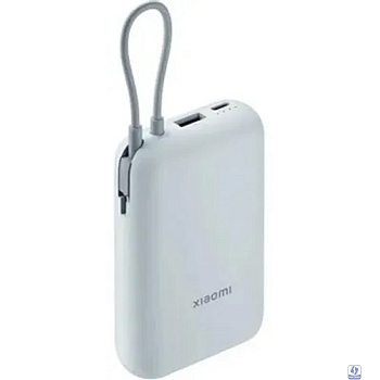 Xiaomi Power Bank 10000mAh (встроенный кабель) Ледяной синий GL P15ZM (BHR9073GL)
