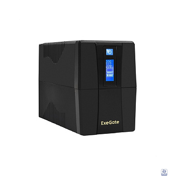 Exegate EX292791RUS ИБП ExeGate Power Smart ULB-1000.LCD.AVR.2SH <1000VA/550W, LCD, AVR, 2*Schuko, Black>