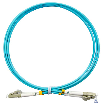 Cabeus FOP-50-LC-LC-0,5m Шнур оптический duplex LC-LC 50/125 mm OM3 0,5м LSZH