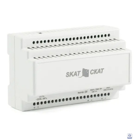 БАСТИОН SKAT-12-3.0 DIN (СКАТ ИБП-12/3-DIN) источник питания 12В 3А пластиковый корпус под DIN рейку 35 мм, МПТ (580)
