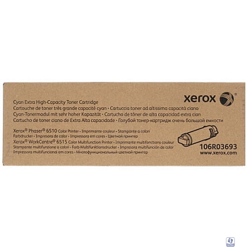 XEROX 106R03693 Тонер-картридж экстра-повышенной емкости для Phaser 6510/6515 голубой, 4300 стр.