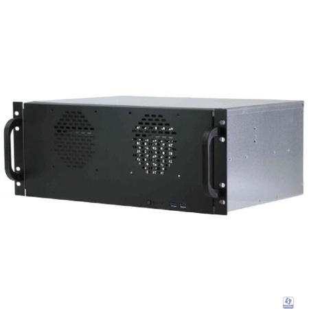 Procase 4U300-08 Корпус 4U server case,8HDD,черный,без блока питания PS/2 ATX,глубина 300мм, MB ATX 12"x9.6"