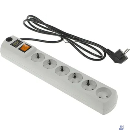 Сетевой фильтр Most H6, 2м, белый [моsт h6-б 2м]