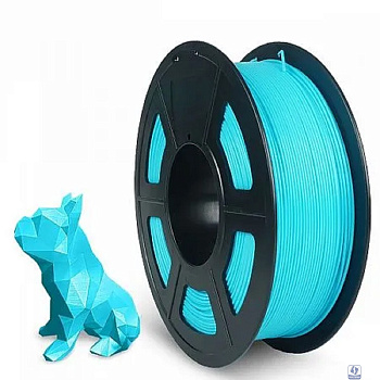 Филамент NVPRINT PLA+ Sky Blue для 3D печати диаметр 1.75мм  длина 330 метров  масса 1 кг
