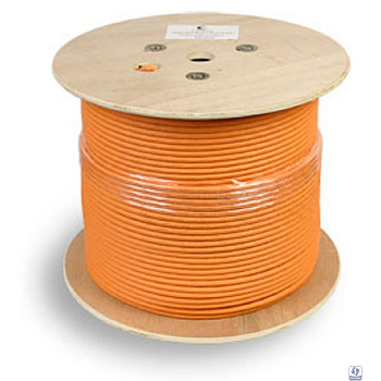 Cabeus SSTP-4P-Cat.7a-SOLID-IN-LSZH Кабель экранированная витая пара SSTP (S/FTP), категория 7a (расширенный диапазон рабочих частот до 1000MHz), 4 пары (23 AWG), одножильный (solid), LSZH, нг(А)-HF, 