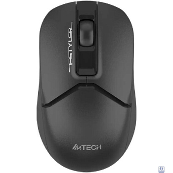 Мышь A4Tech Fstyler FG12S черный оптическая (1200dpi) silent беспроводная USB (3but)
