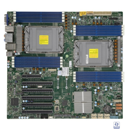 Supermicro MBD-X12DAI-N6-B Материнская плата 3rd Gen Intel® Xeon® Scalable processors Dual Socket LGA-4189 (Socket P+) supported, CPU TDP supports Up to 270W TDP, 3 UPI up to 11.2 GT/s Intel® C621A