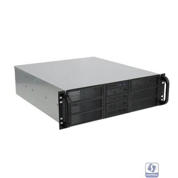 Procase RE306-D6H4-C-48 Корпус 3U server case,6x5.25+4HDD,черный,без блока питания,глубина 480мм,MB CEB 12"x10.5"
