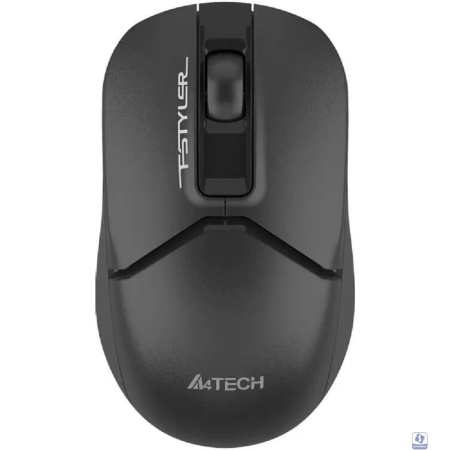 Мышь A4Tech Fstyler FG12S черный оптическая (1200dpi) silent беспроводная USB (3but)